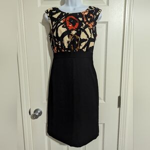 J. Crew Sleeveless Silk and Wool Sheath Dress